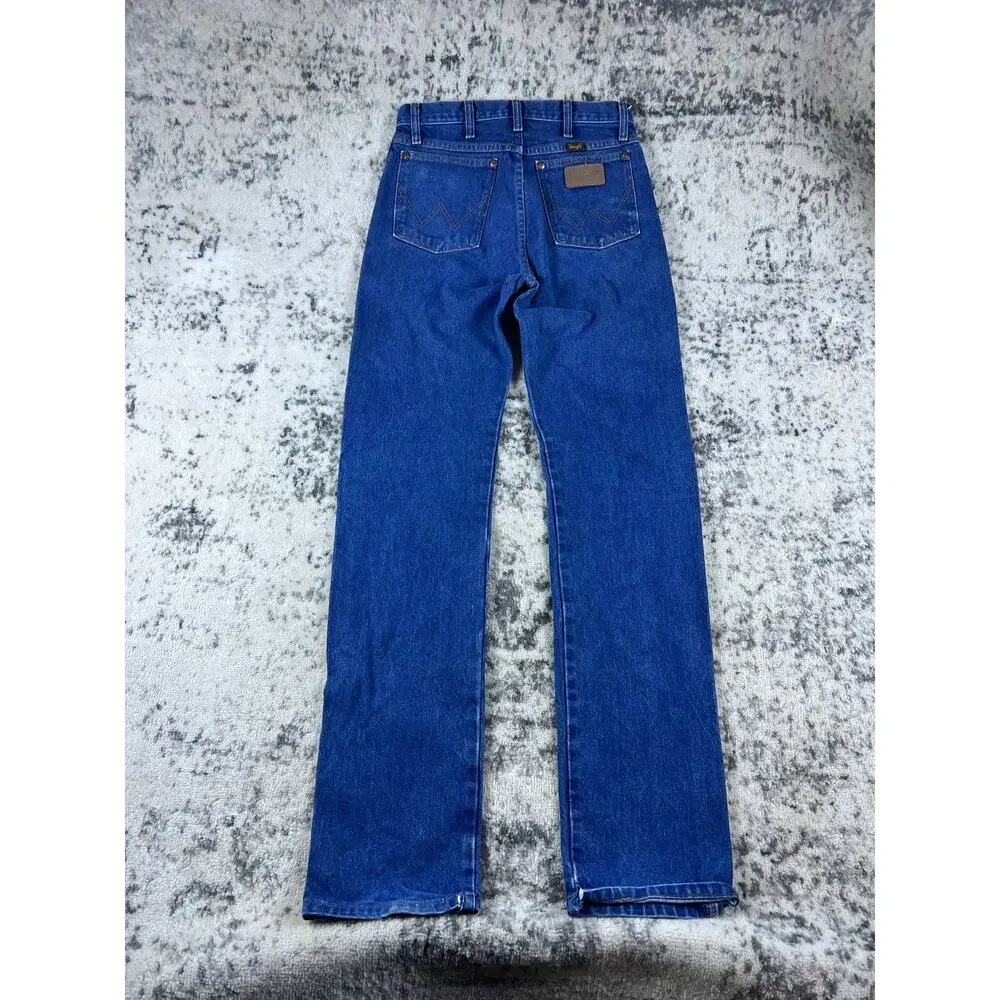 Wrangler Jeans Mens 30x36 Blue Cowboy Cut Original Fit Denim Western Workwear